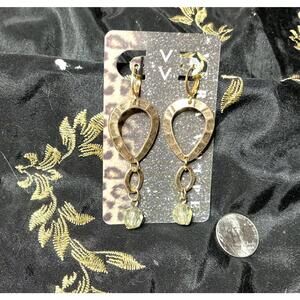 % Acrylic Peridot Earrings